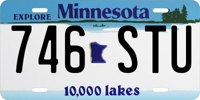 MN license plate 746STU