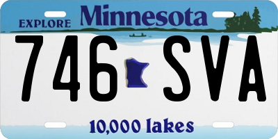 MN license plate 746SVA