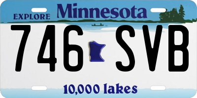 MN license plate 746SVB
