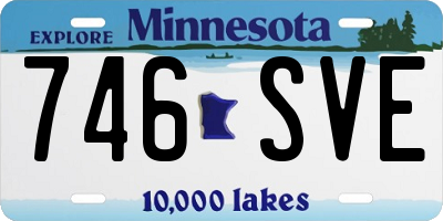 MN license plate 746SVE