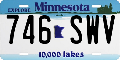 MN license plate 746SWV