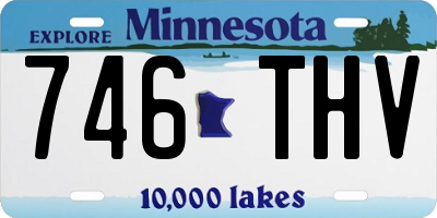 MN license plate 746THV