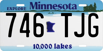 MN license plate 746TJG