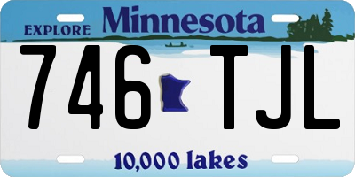 MN license plate 746TJL