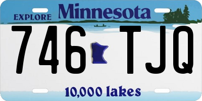 MN license plate 746TJQ