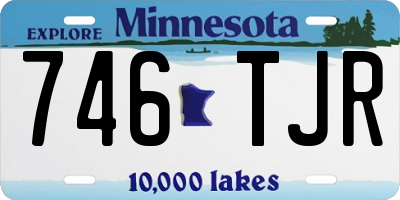 MN license plate 746TJR