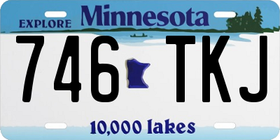 MN license plate 746TKJ