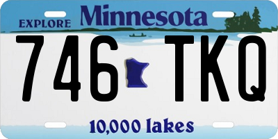 MN license plate 746TKQ