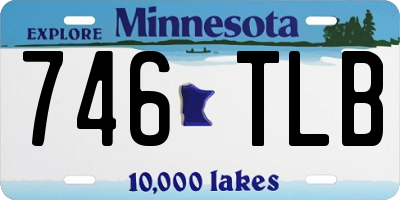 MN license plate 746TLB