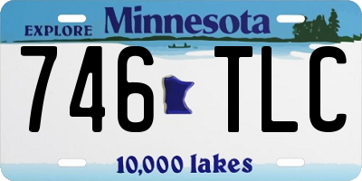 MN license plate 746TLC