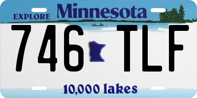 MN license plate 746TLF