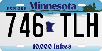 MN license plate 746TLH