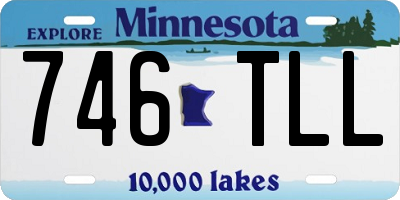 MN license plate 746TLL