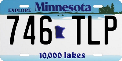 MN license plate 746TLP