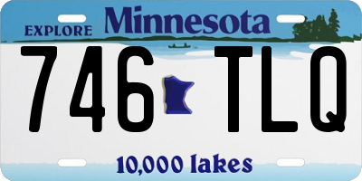 MN license plate 746TLQ