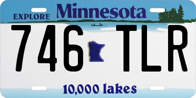 MN license plate 746TLR