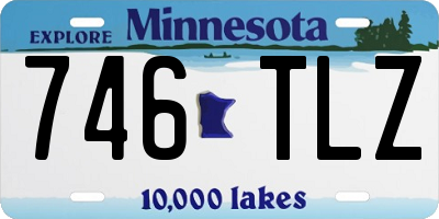 MN license plate 746TLZ