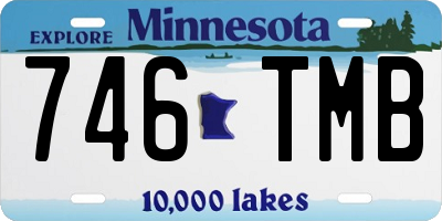 MN license plate 746TMB