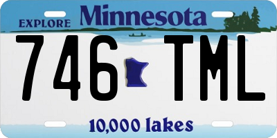 MN license plate 746TML