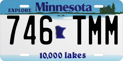 MN license plate 746TMM