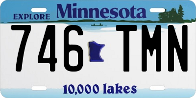 MN license plate 746TMN