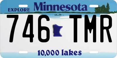 MN license plate 746TMR
