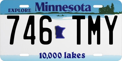 MN license plate 746TMY