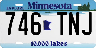 MN license plate 746TNJ