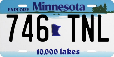 MN license plate 746TNL