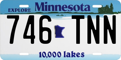 MN license plate 746TNN