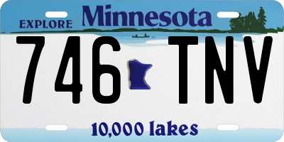 MN license plate 746TNV