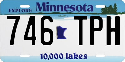 MN license plate 746TPH