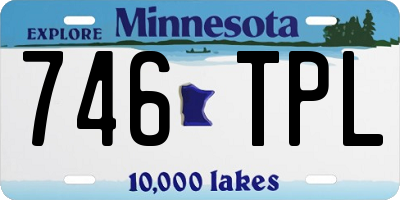 MN license plate 746TPL
