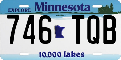 MN license plate 746TQB