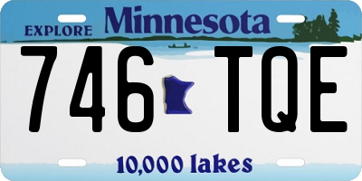 MN license plate 746TQE