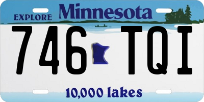 MN license plate 746TQI