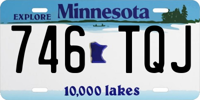 MN license plate 746TQJ
