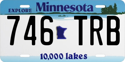 MN license plate 746TRB
