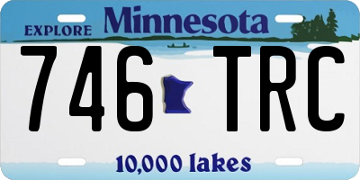 MN license plate 746TRC
