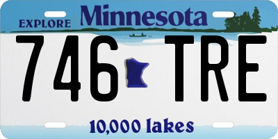 MN license plate 746TRE