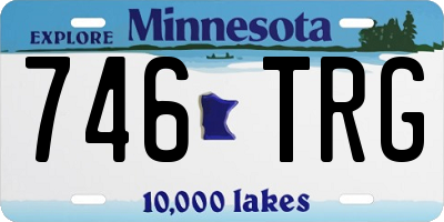 MN license plate 746TRG