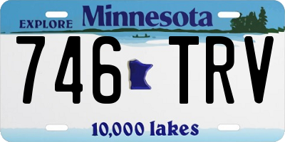 MN license plate 746TRV