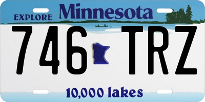 MN license plate 746TRZ