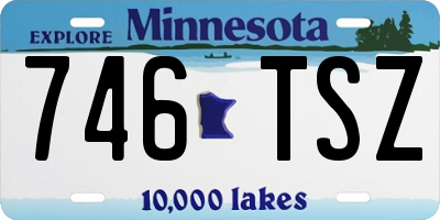 MN license plate 746TSZ