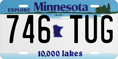 MN license plate 746TUG