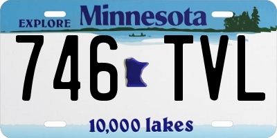 MN license plate 746TVL