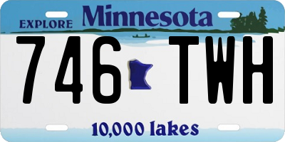 MN license plate 746TWH