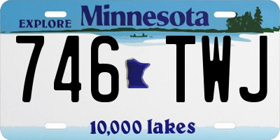 MN license plate 746TWJ