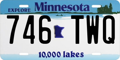 MN license plate 746TWQ