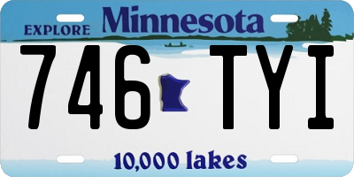 MN license plate 746TYI